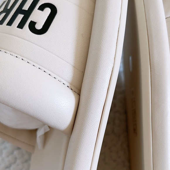 Christian Dior Every-D Embossed Lambskin Leather Slide Sandals - Picture 6 of 16